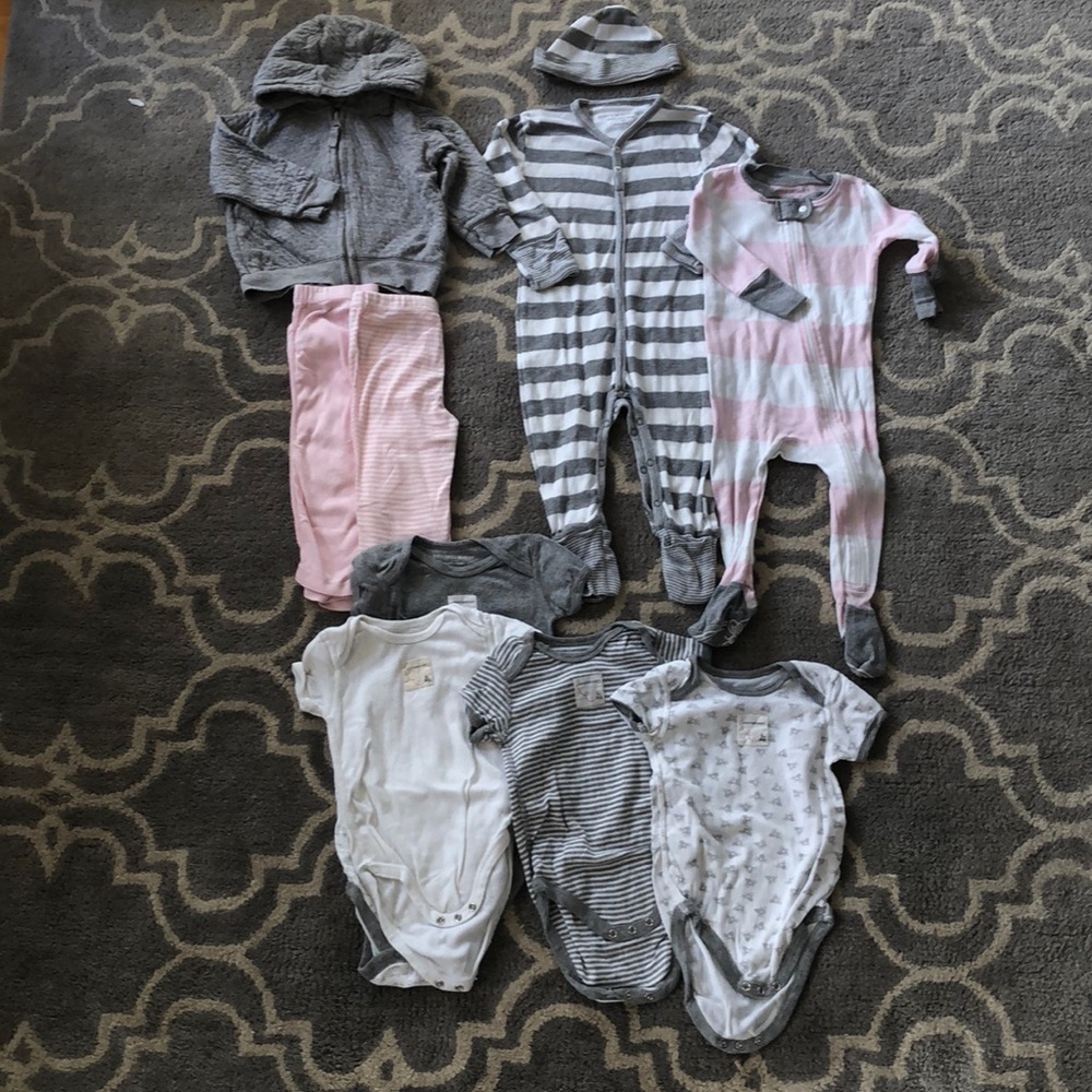 Collection of Burt’s Bees items - girls